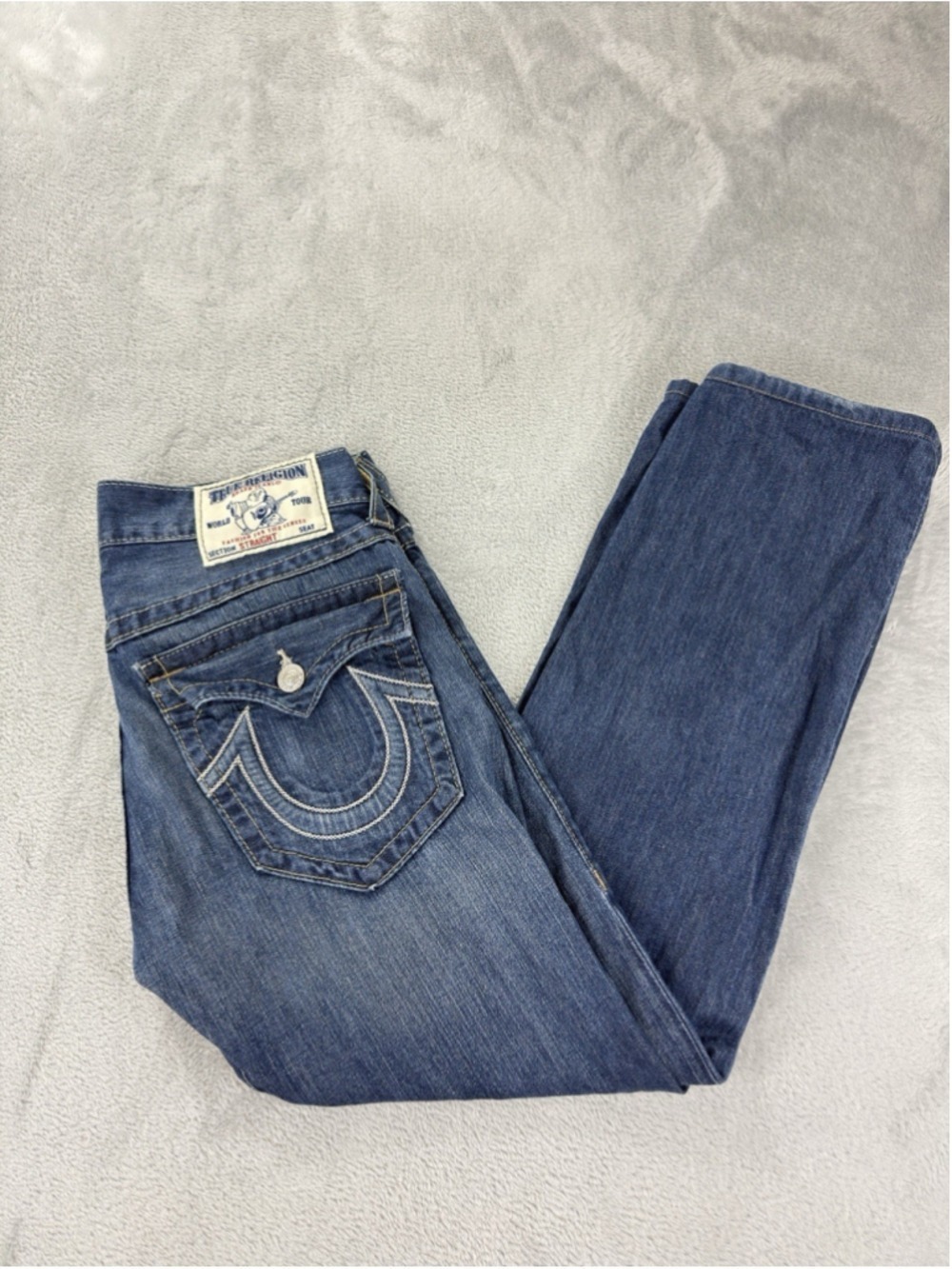 True Religion Jeans Men's Size 33x29 Straight Leg Vintage USA